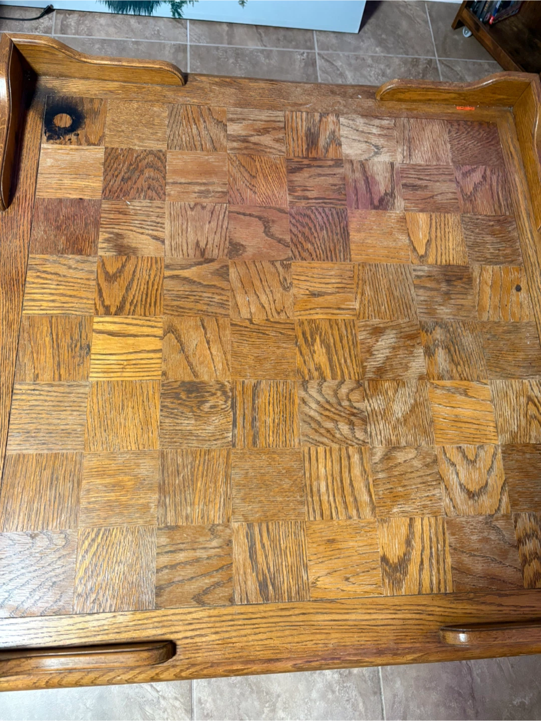 Vintage Oak Coffee Table - photo 2
