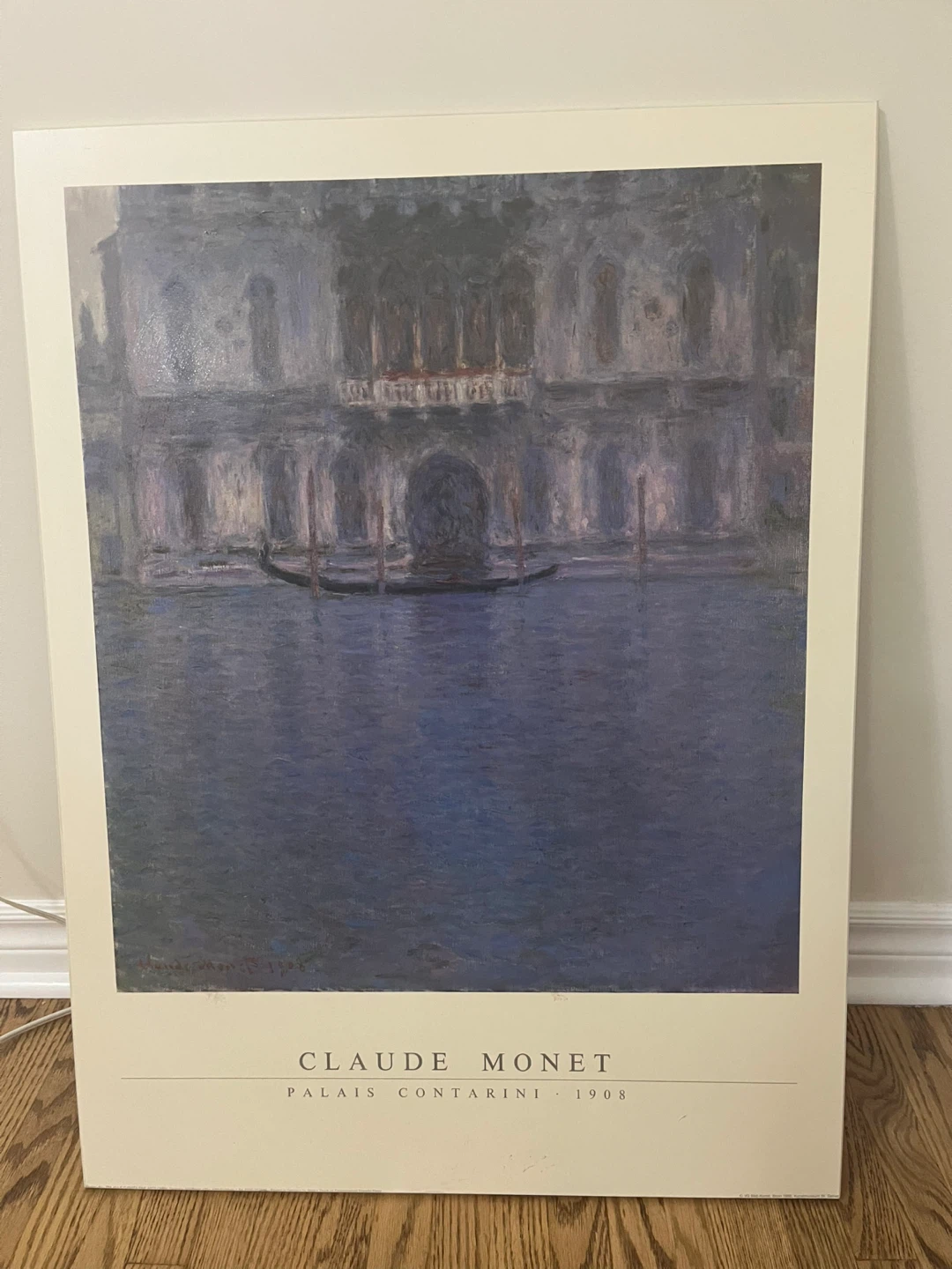 Claude Monet Palais Contarini Print