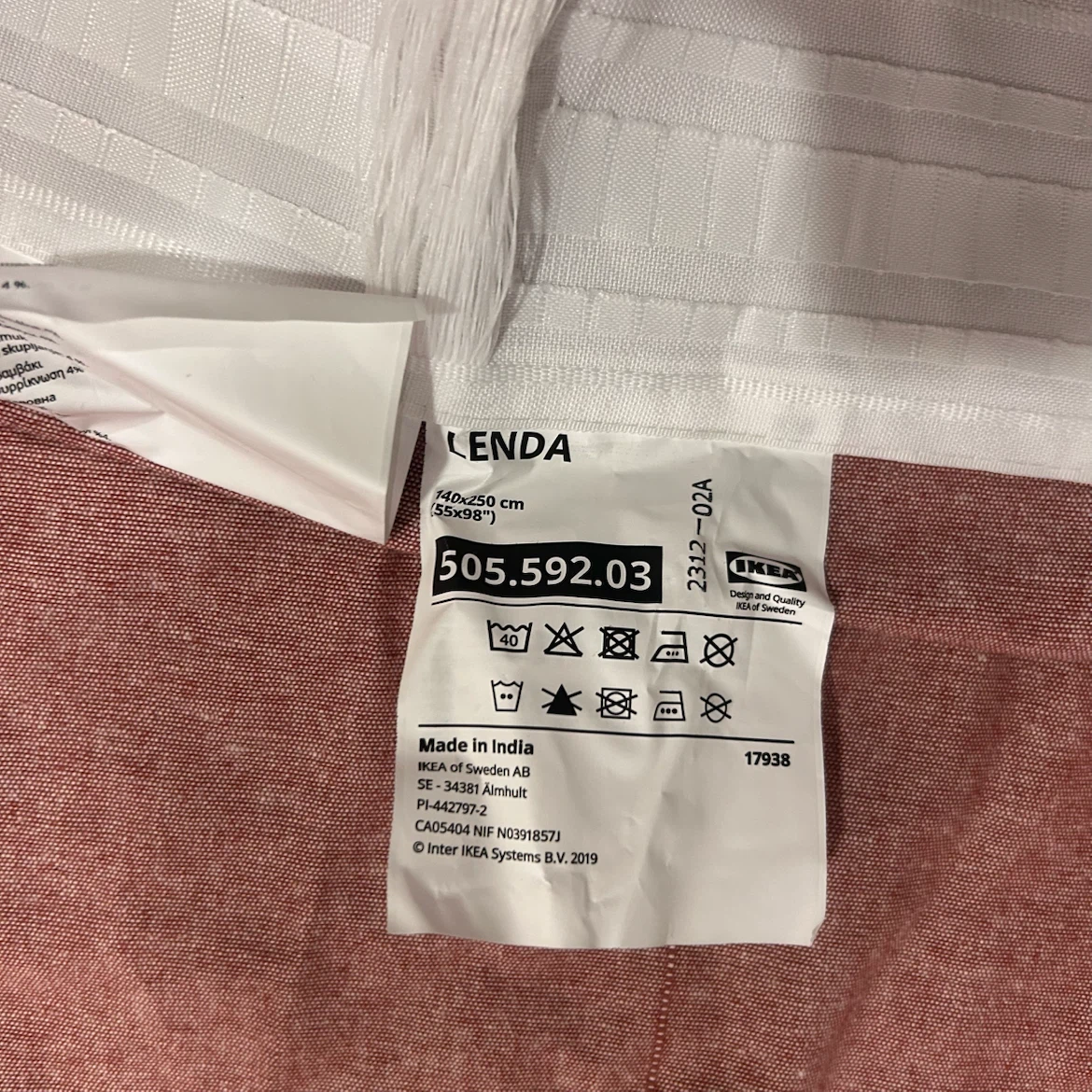 Ikea Lenda Curtains - photo 3