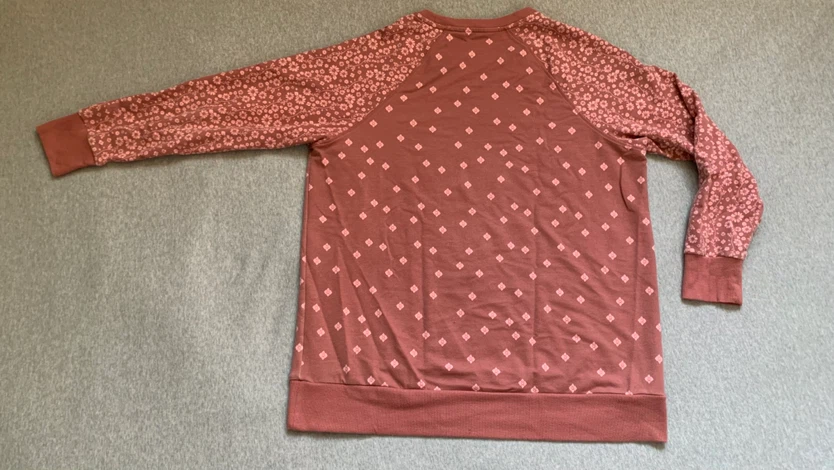 Active Zone Women’s Floral Crewneck Print Sweatshirt - Size 0X - photo 2