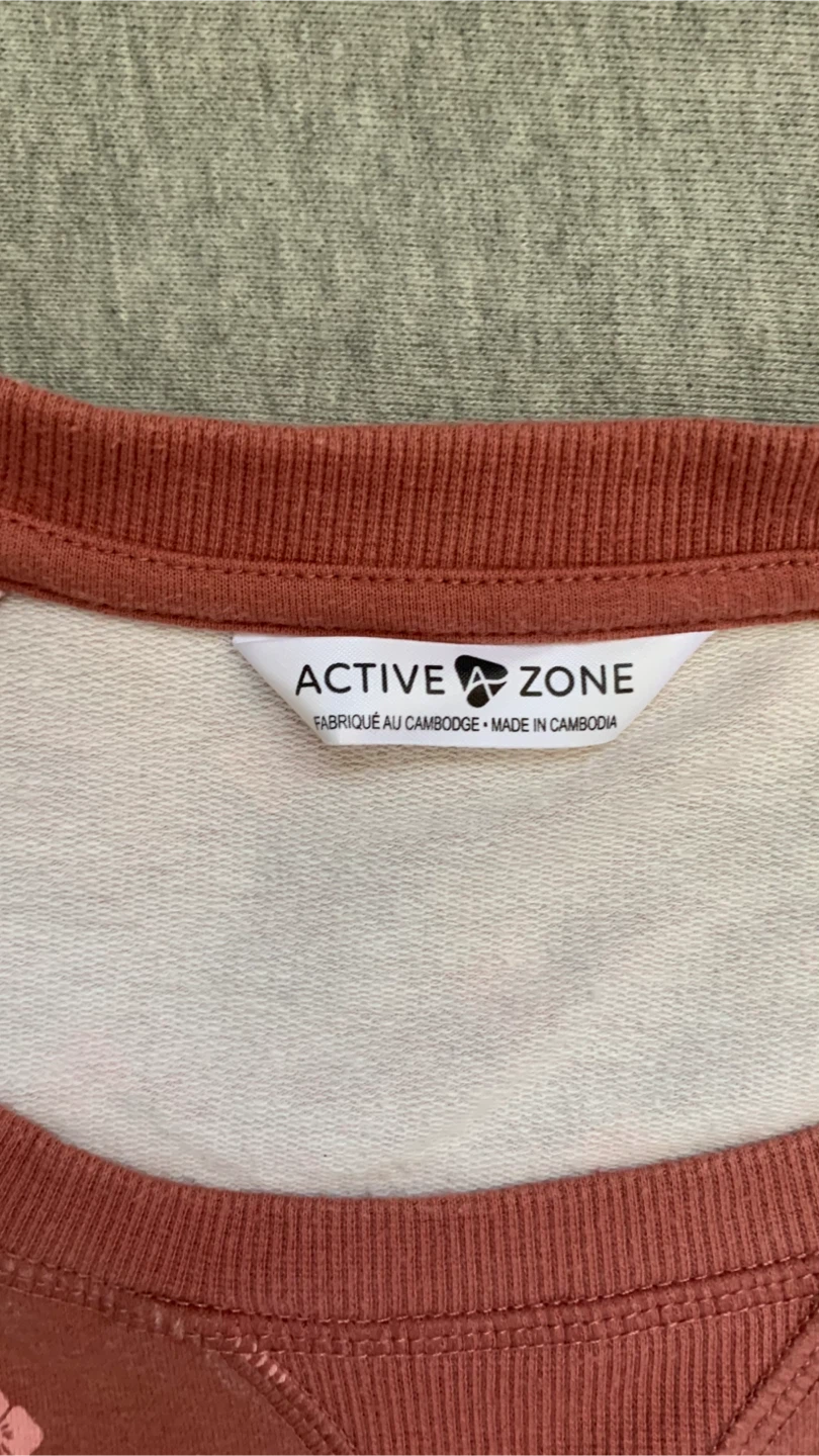 Active Zone Women’s Floral Crewneck Print Sweatshirt - Size 0X - photo 3