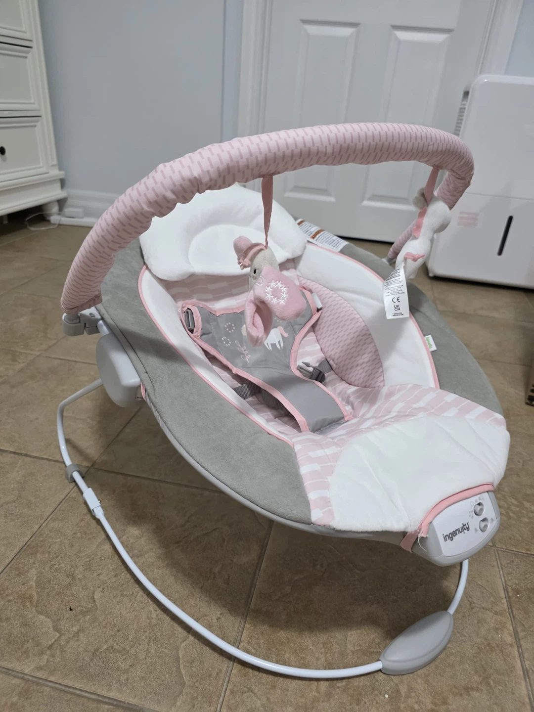 Ingenuity Baby Bouncer - Pink - photo 2