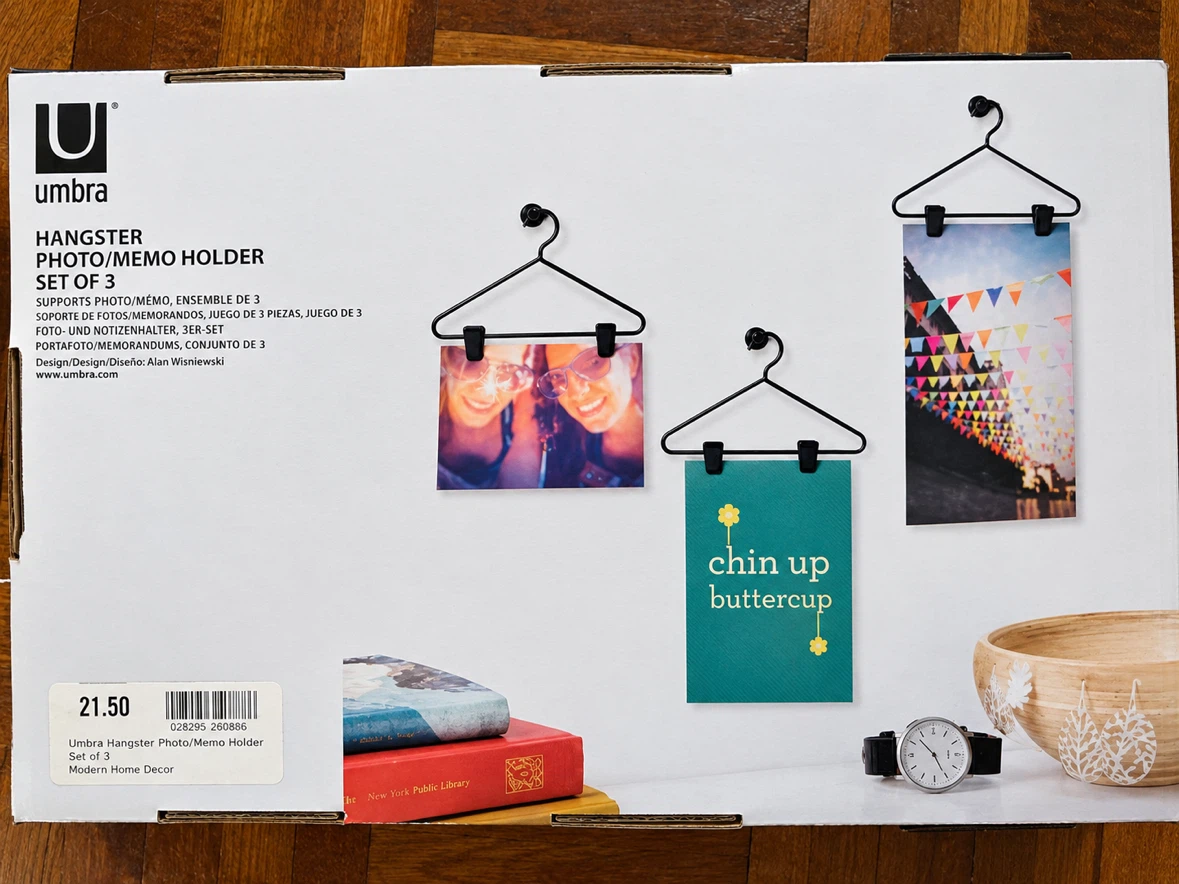 Umbra Hangster Photo/Memo Holders – Set of 3 - photo 2