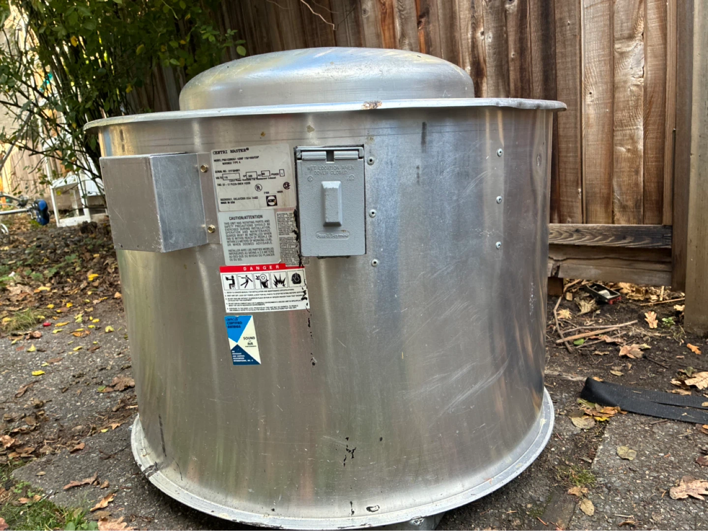 Centri Master Restaurant Exhaust Fan PNU120RGG1