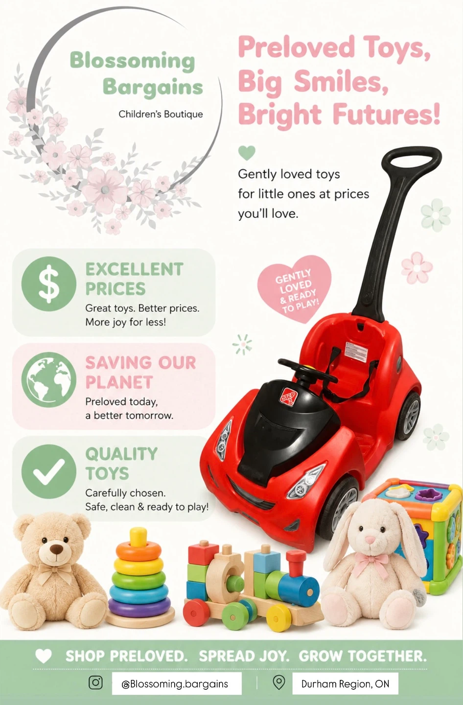 Preloved - home based toy store!