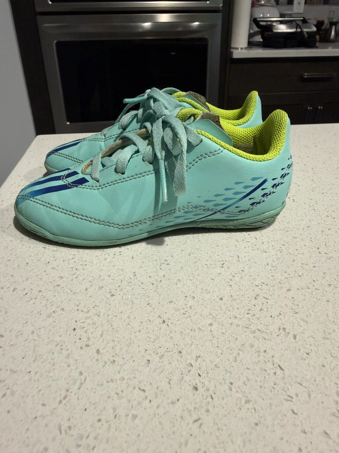 Adidas indoor soccer shoes (size 10 1/2)
