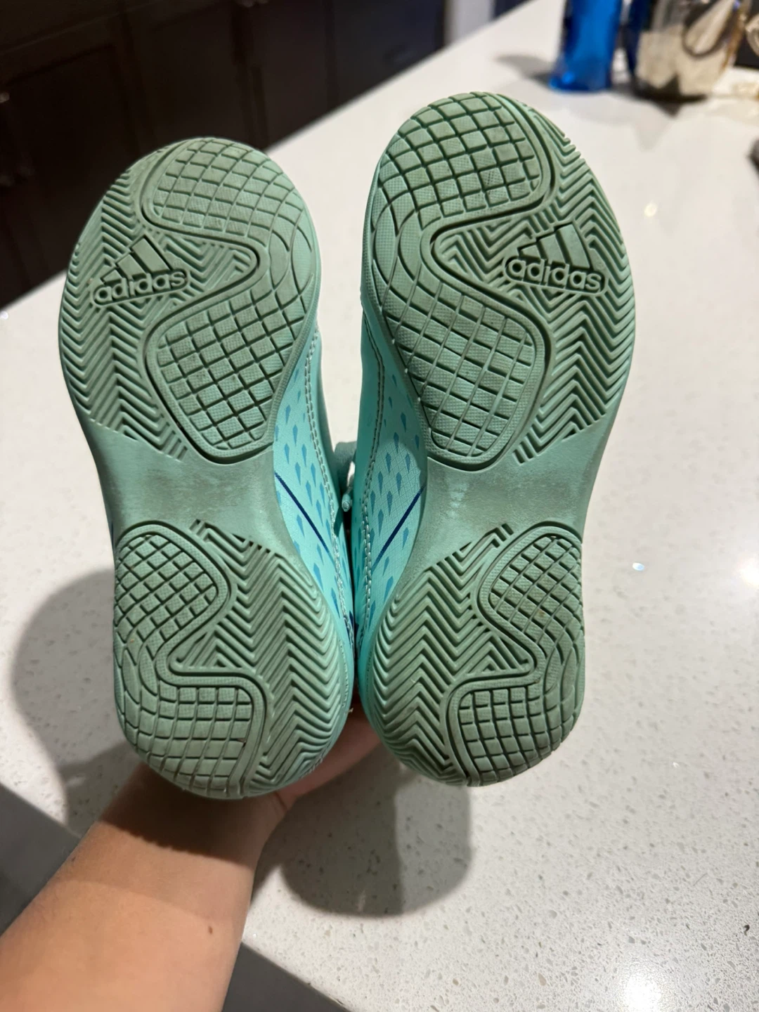 Adidas indoor soccer shoes (size 10 1/2) - photo 3