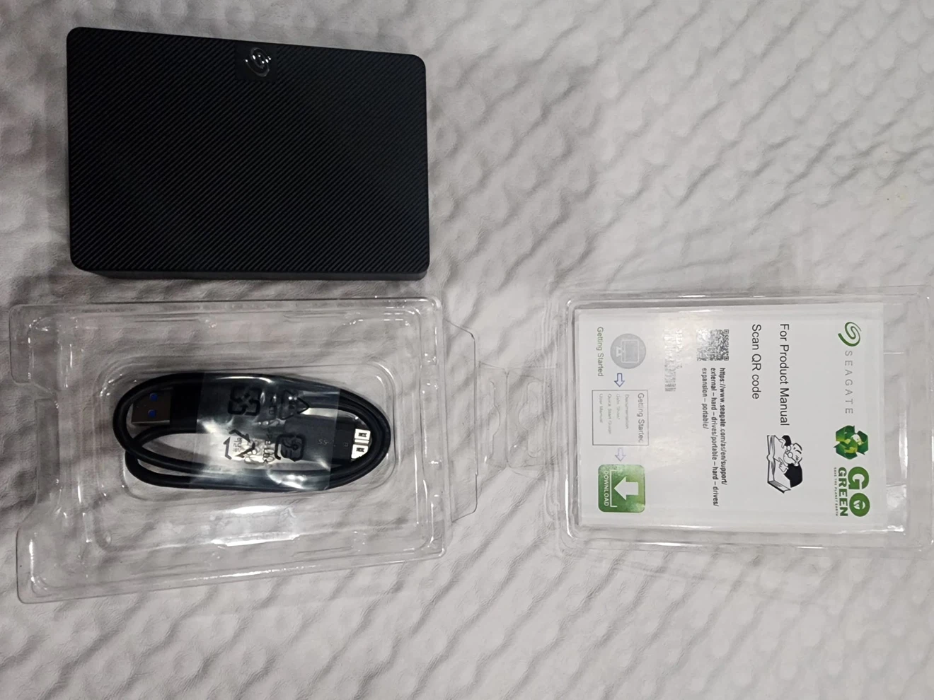 Seagate Expansion Hard Drive  5 tb – Open Box, Never Used - photo 3
