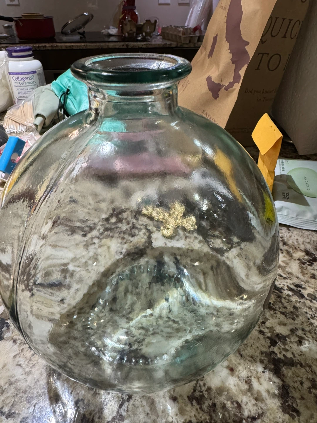 Authentic Murano European made Glass Vase