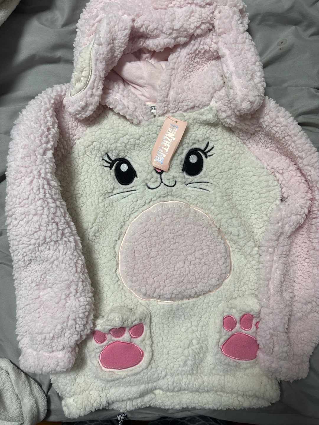 Funzietime Bunny Sherpa Hoodie