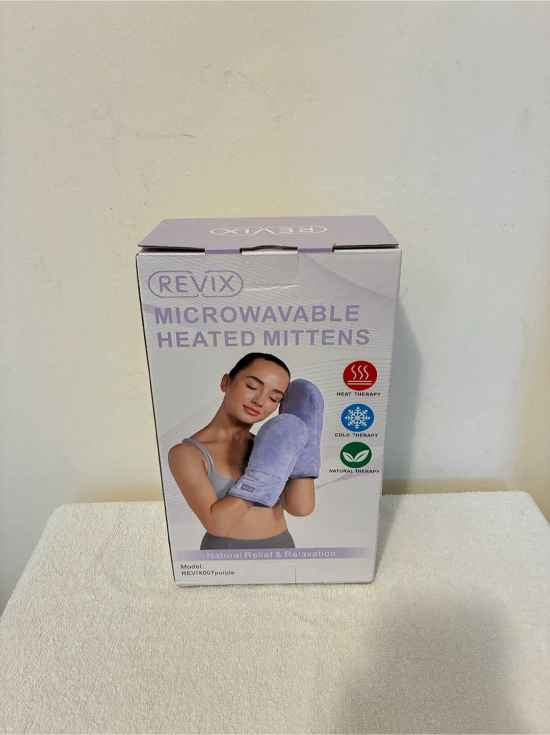 REVIX Microwavable Heated Mittens (Purple)