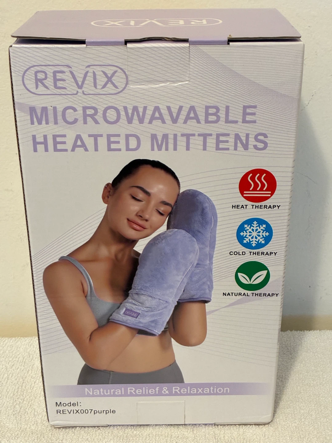 REVIX Microwavable Heated Mittens (Purple) - photo 2