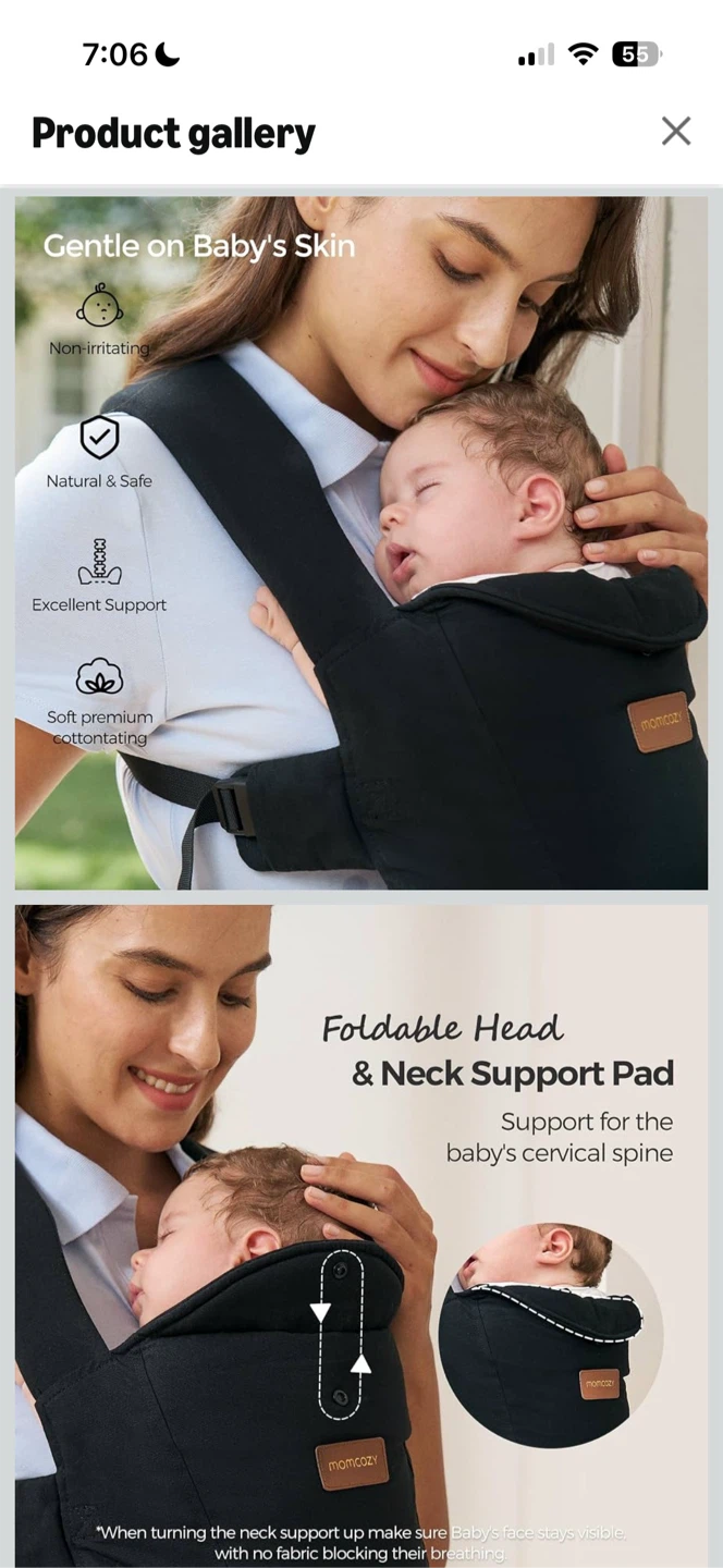 Momcozy Baby Carrier - photo 4