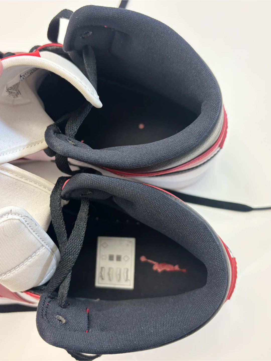 Nike Air Jordan 1 Mid Red White Black - photo 5