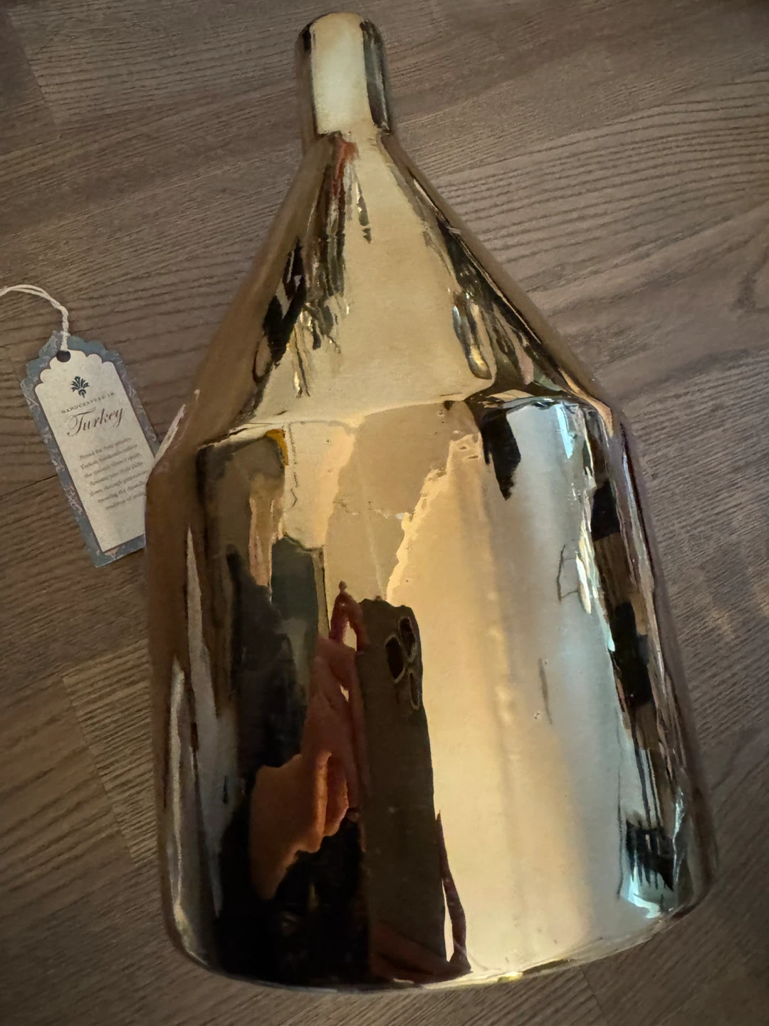 Handcrafted Turkish Golden Vase - photo 4