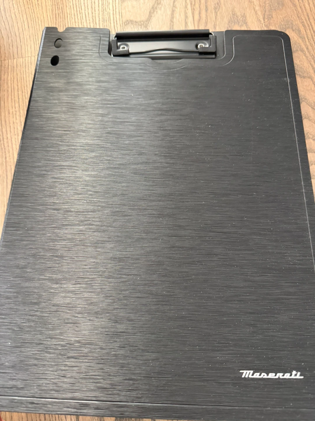 Maserati branded clipboard folder