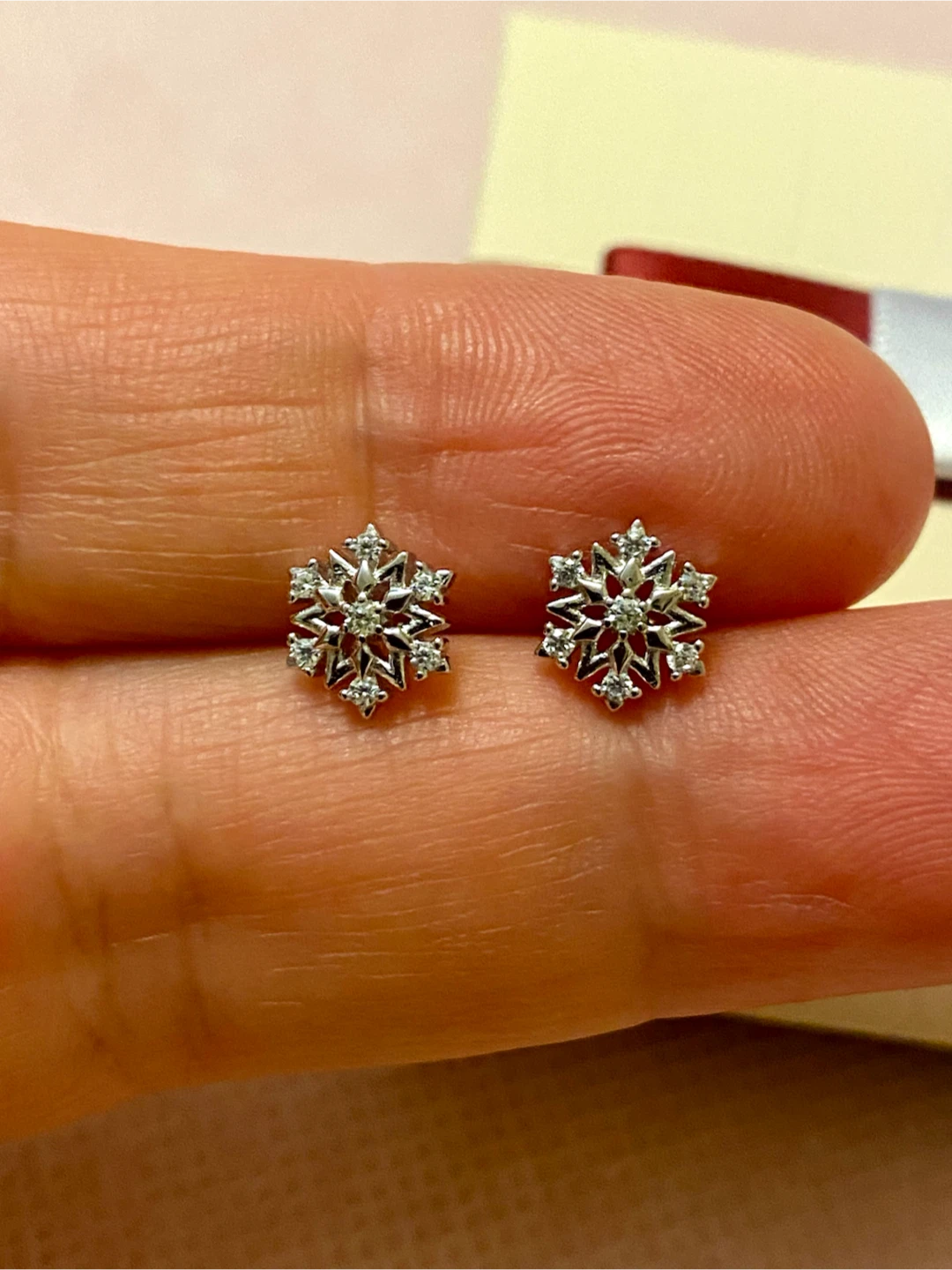 Snowflake Stud Earrings