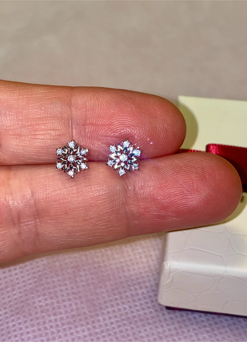 Snowflake Stud Earrings - photo 2