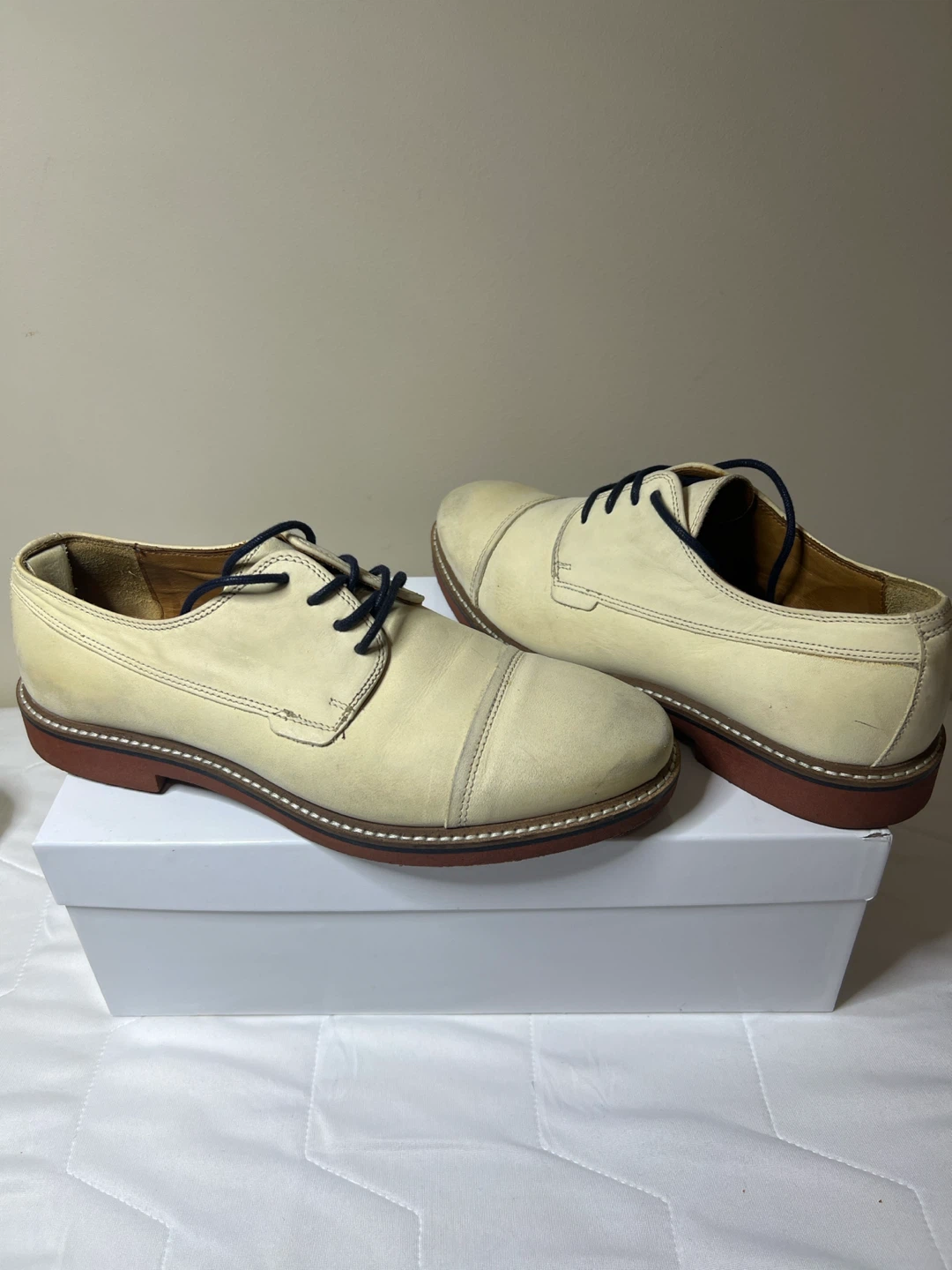 Mr. B's for Aldo Cream Leather Shoes