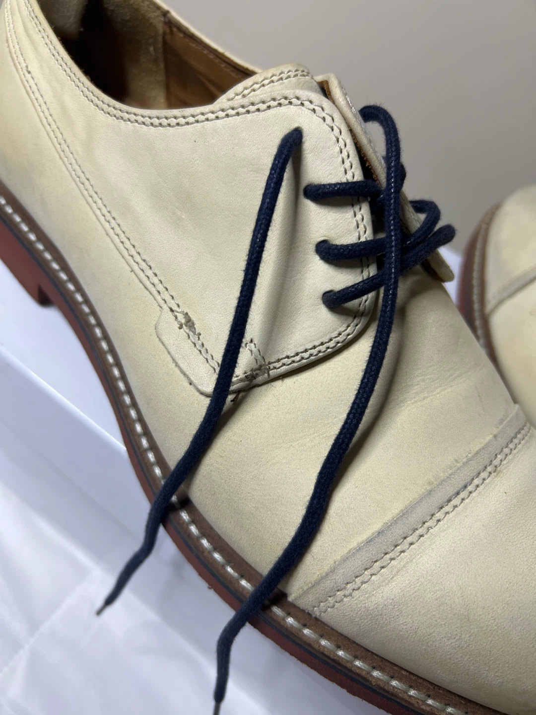 Mr. B's for Aldo Cream Leather Shoes - photo 2