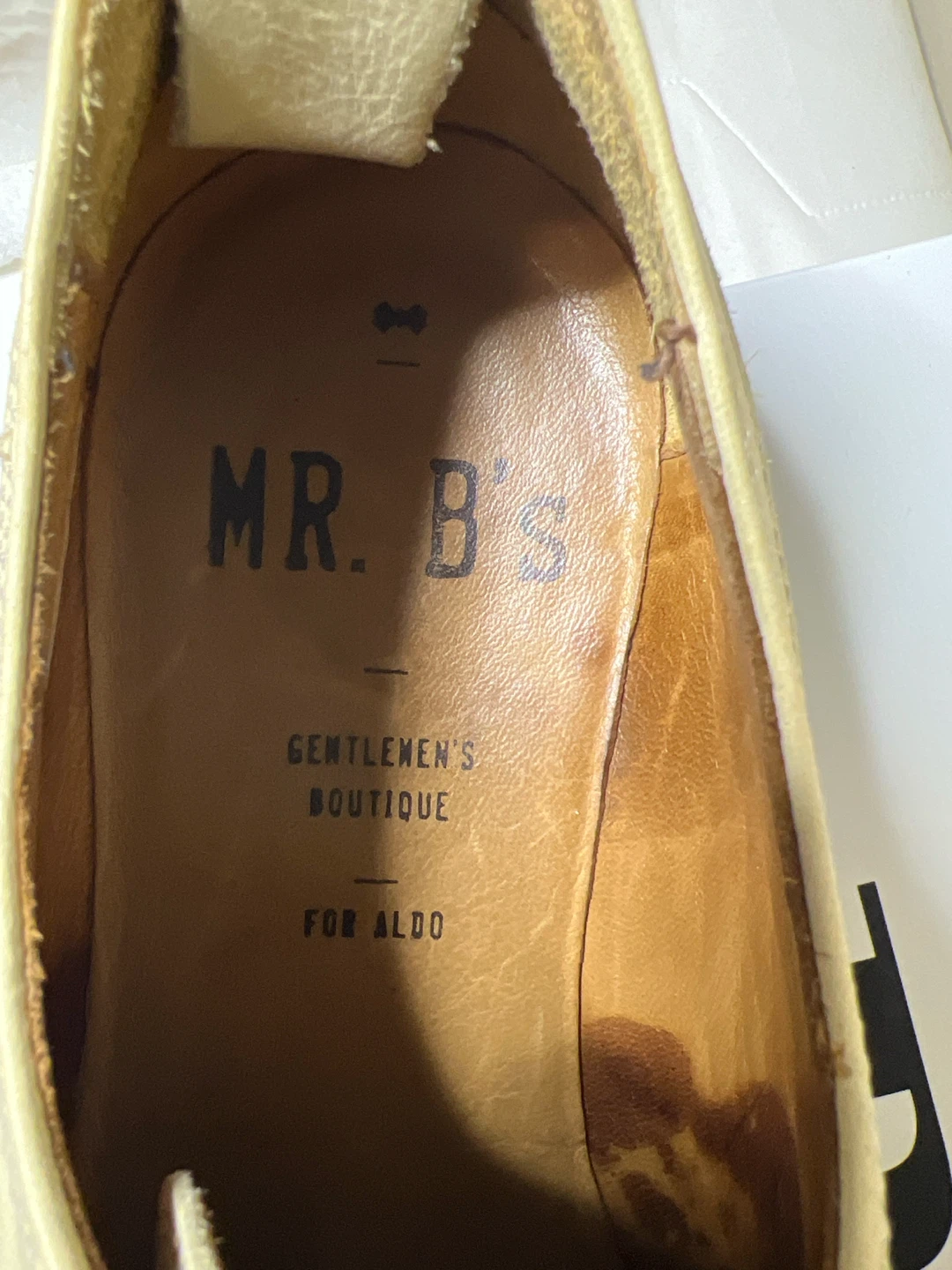 Mr. B's for Aldo Cream Leather Shoes - photo 3