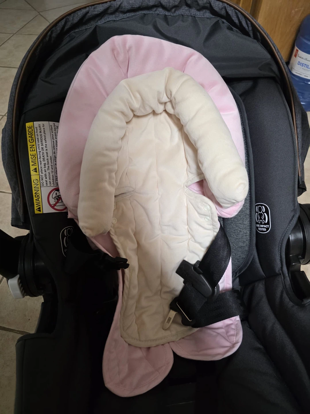 Infant Car Seat Head and Body Support Insert - photo 3