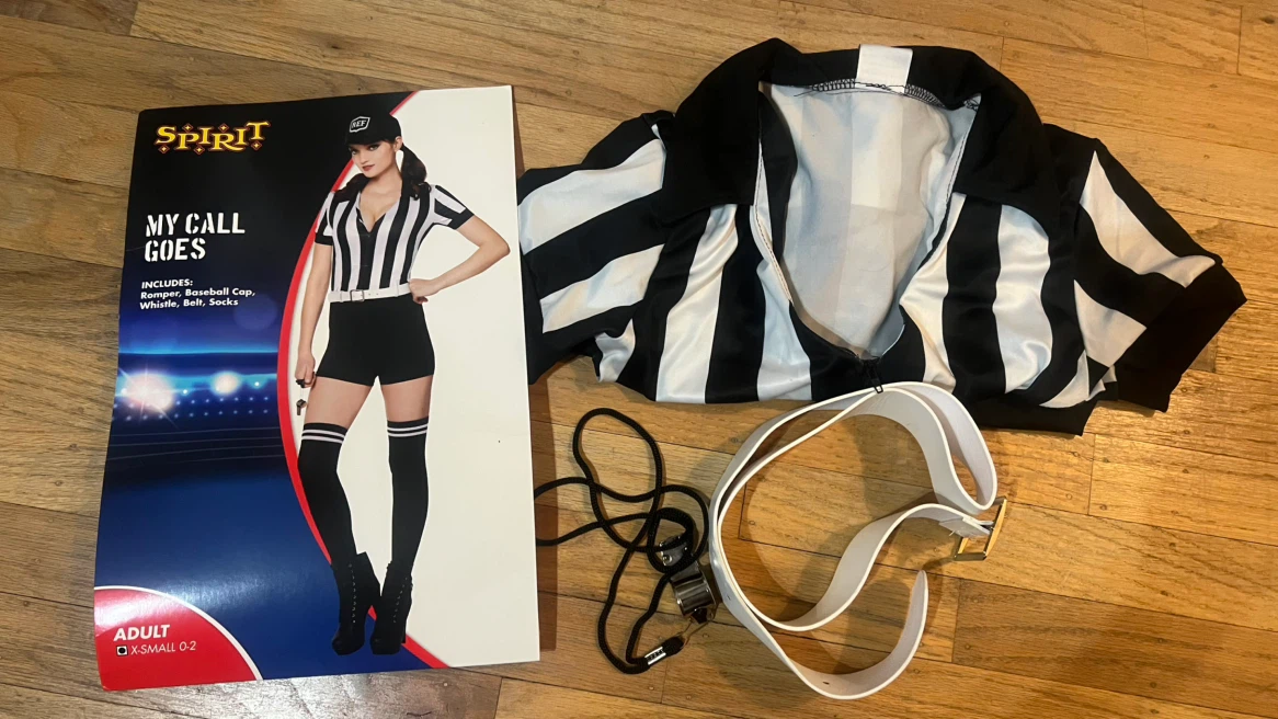 Spirit Halloween Referee Costume Size XS