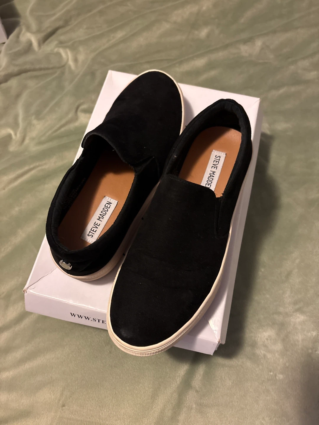 Steve Madden Black Slip-on Shoes - photo 2