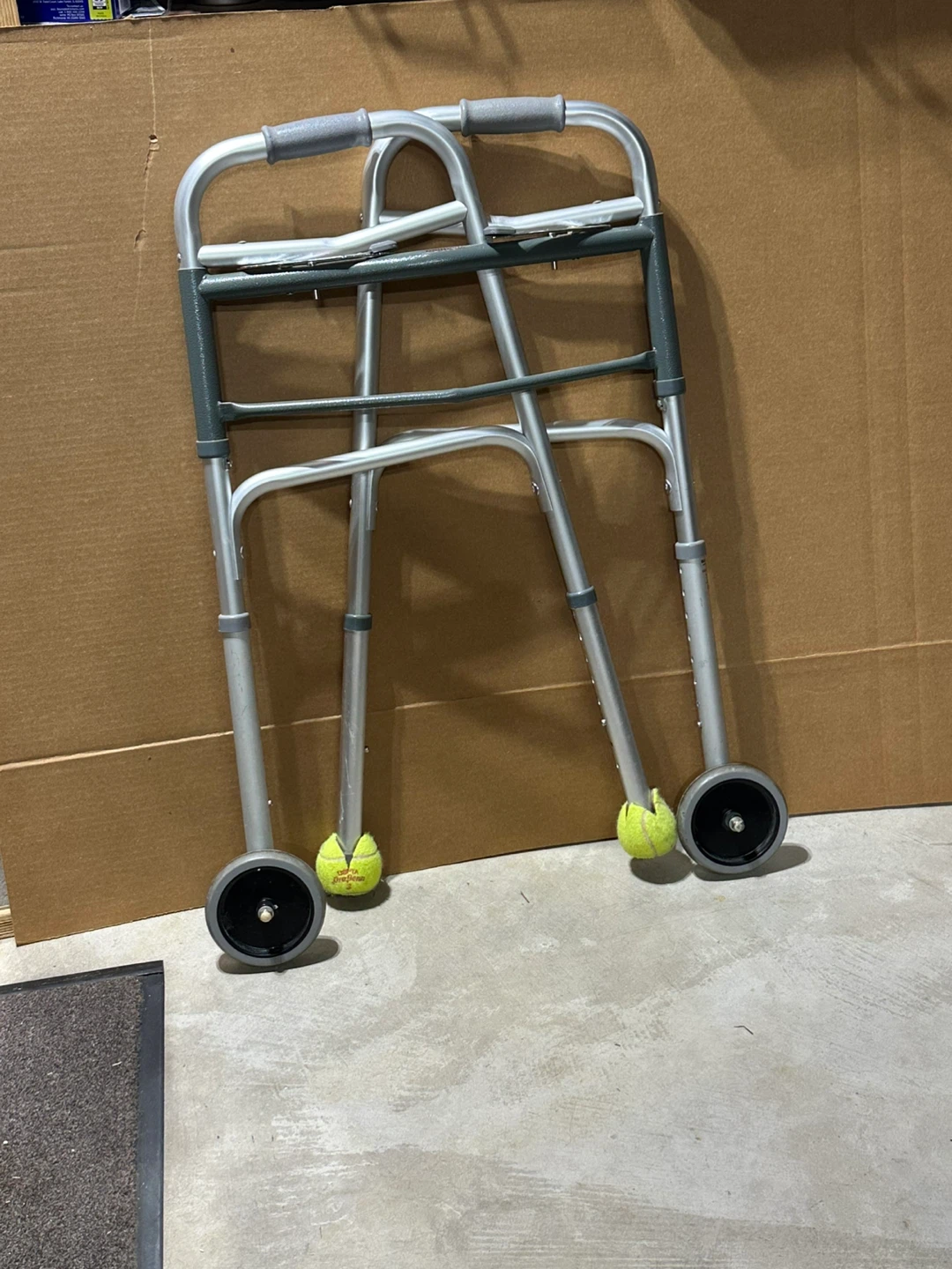 Folding Medical Walker with Wheels - photo 2
