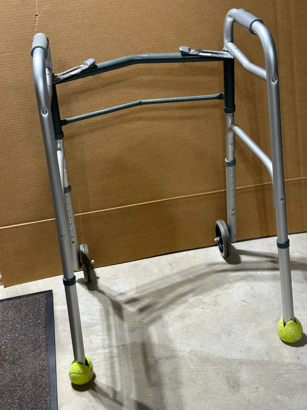 Folding Medical Walker with Wheels - photo 3