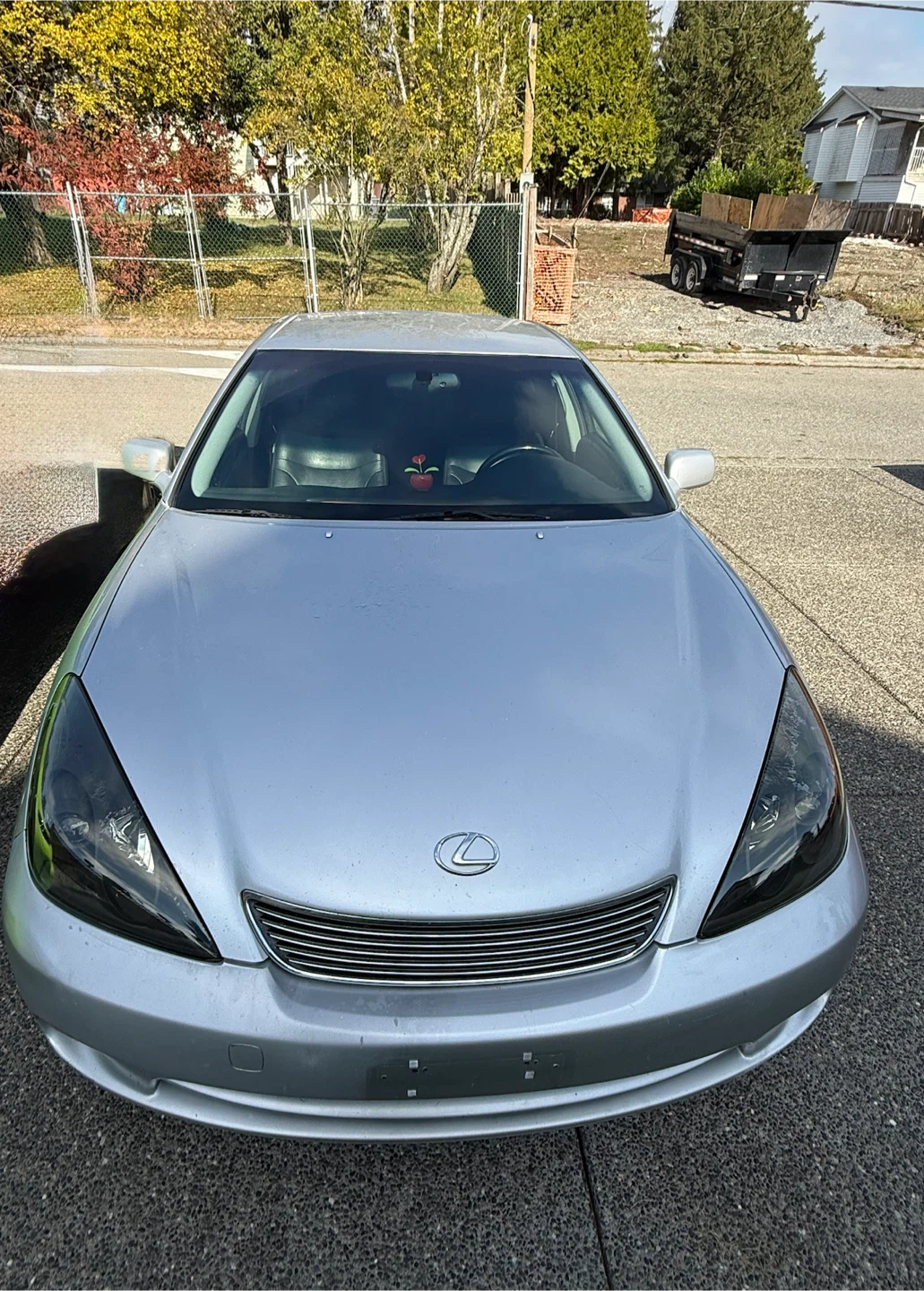 Silver Lexus Sedan