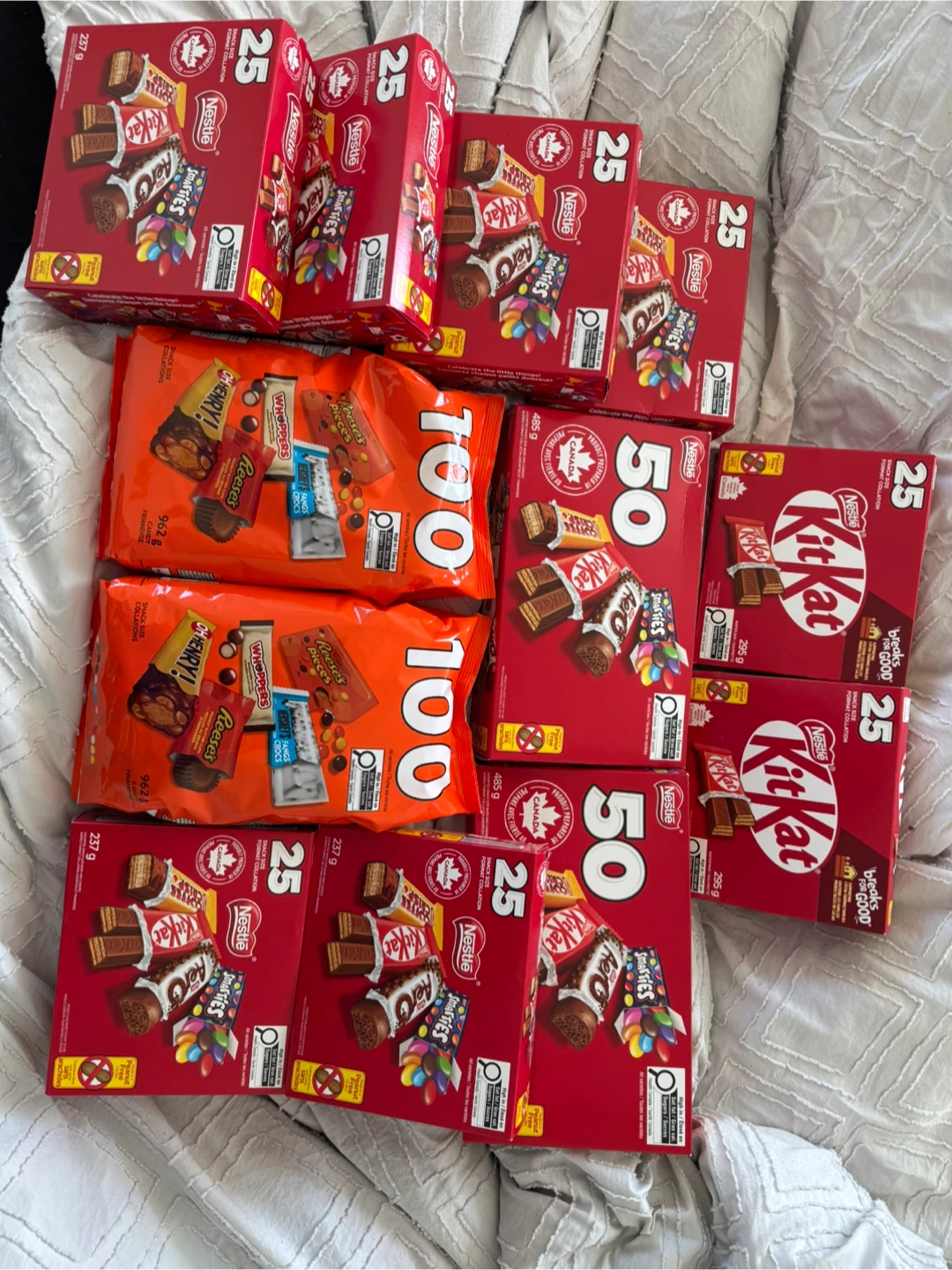 Assorted Nestle Chocolate Snack Packs