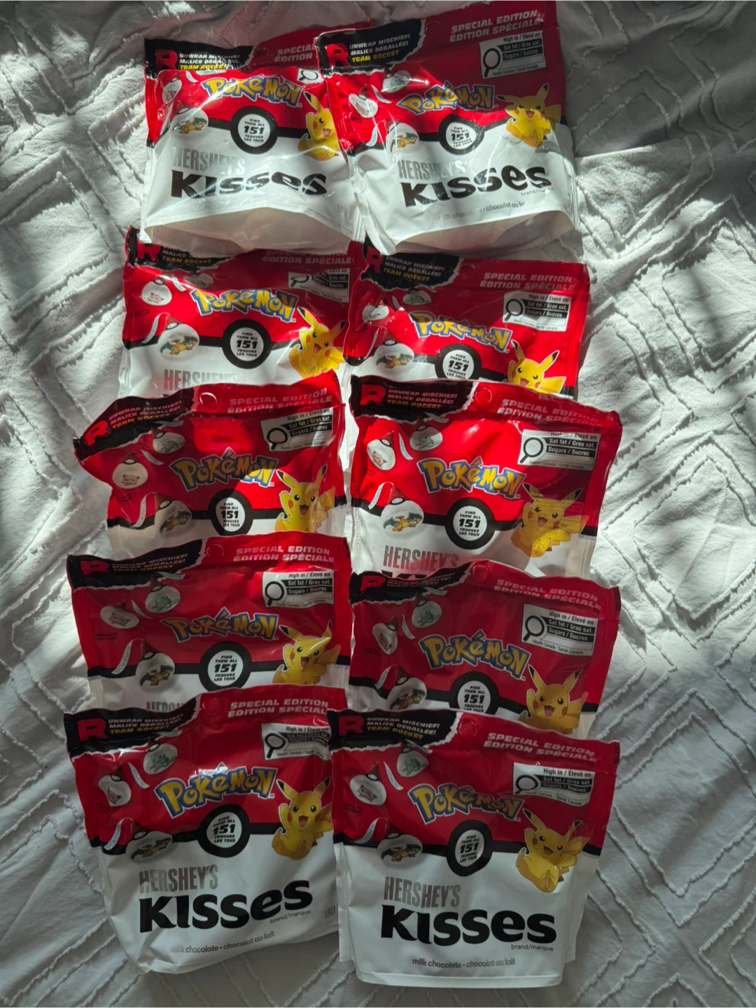 Hershey's Pokémon Milk Chocolate Kisses each bag $5