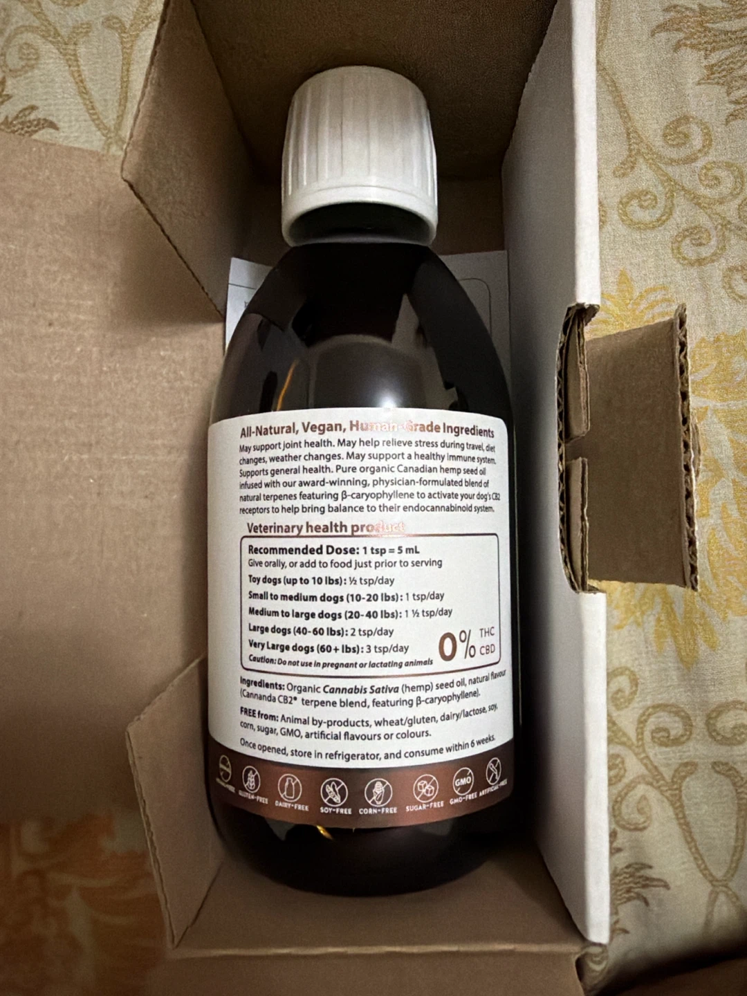 Cannanda CB2 Dog-Ease Hemp Seed Oil - photo 2