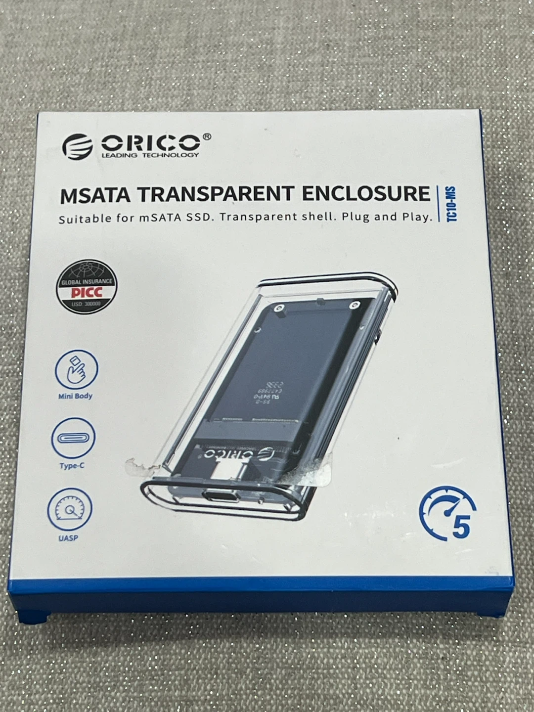 Orico mSATA Transparent Enclosure TC10-MS - photo 2