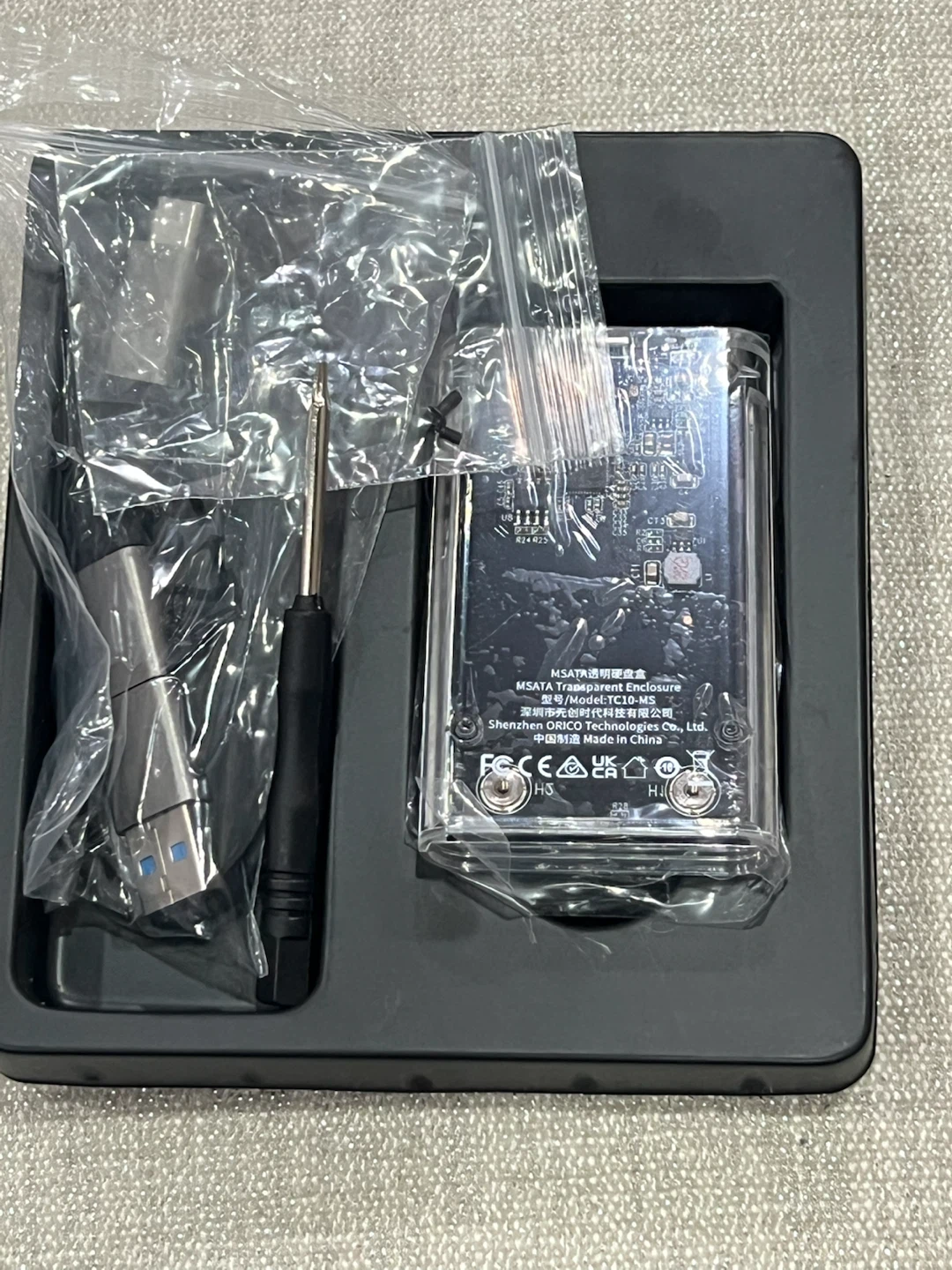 Orico mSATA Transparent Enclosure TC10-MS - photo 3
