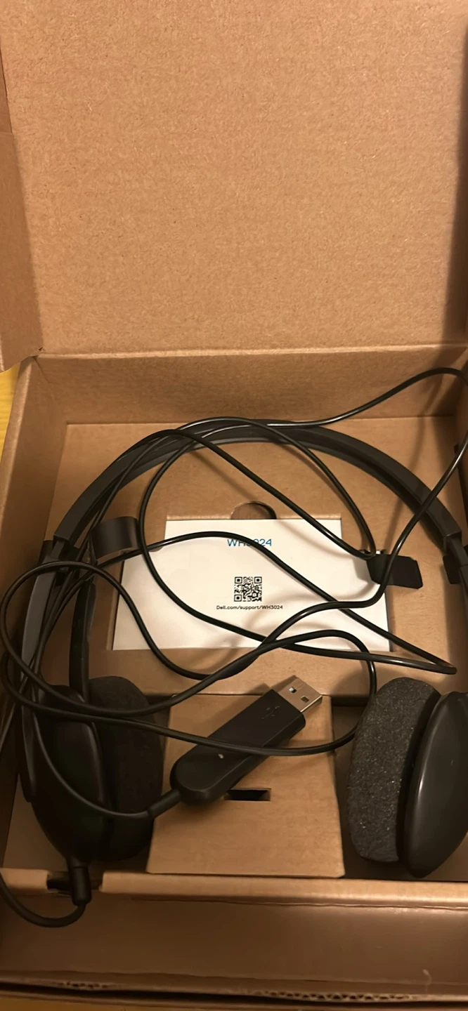 Dell WH3024 Wired Stereo Headset