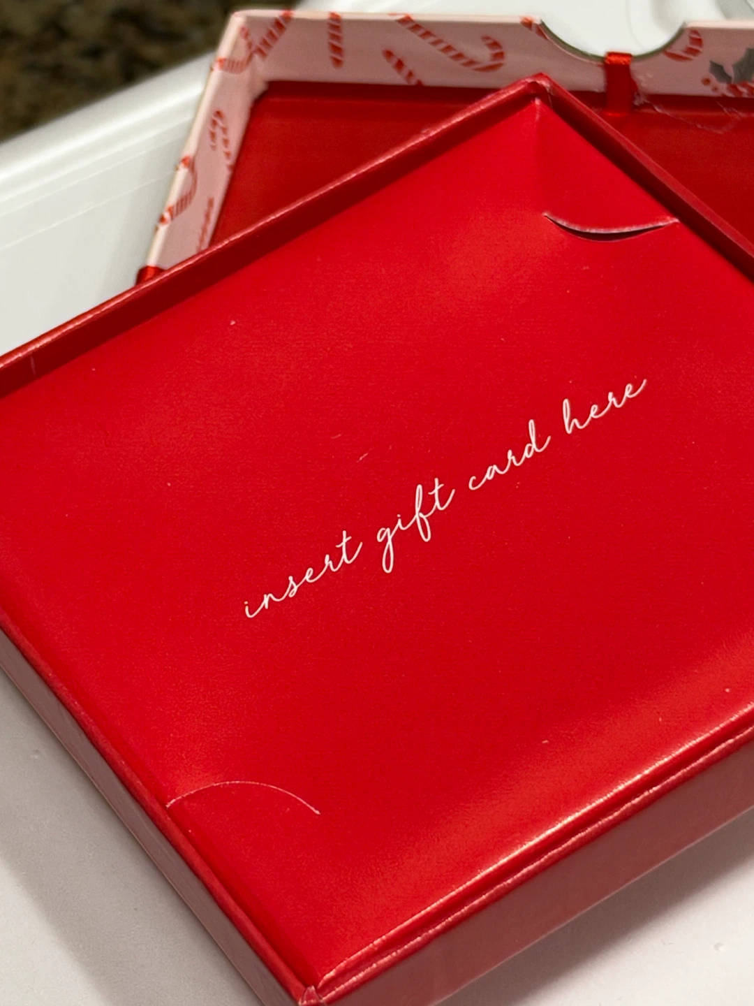 Candy Cane Gift Card Box - photo 2
