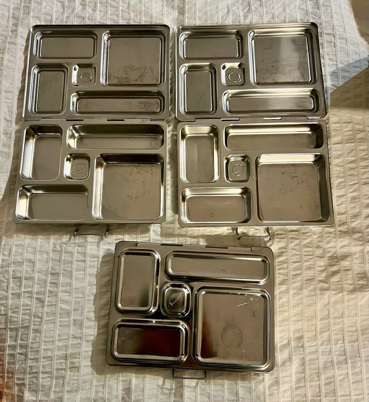 3 PlanetBox Rover Stainless Steel Lunch Boxes