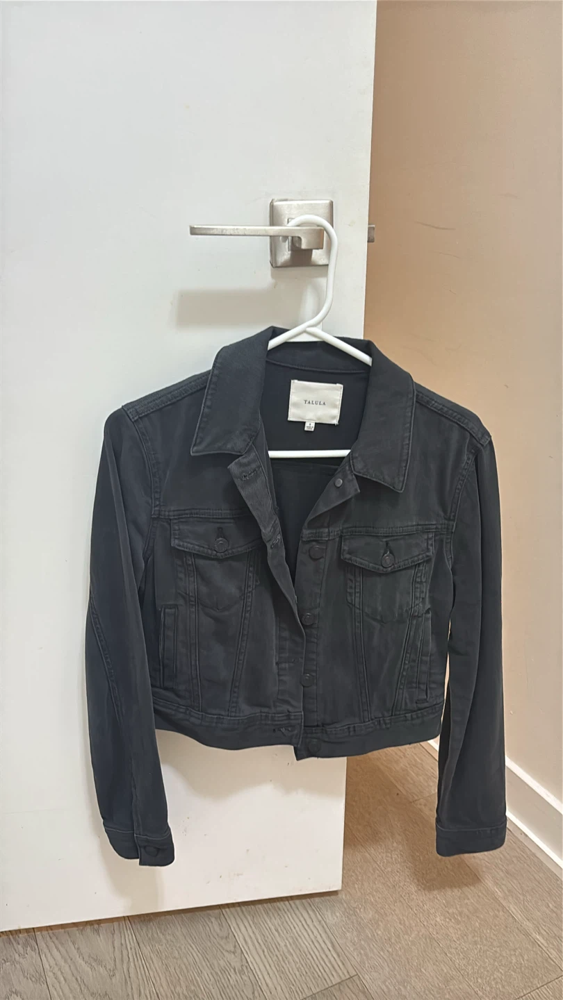 Talula Black Denim Jacket