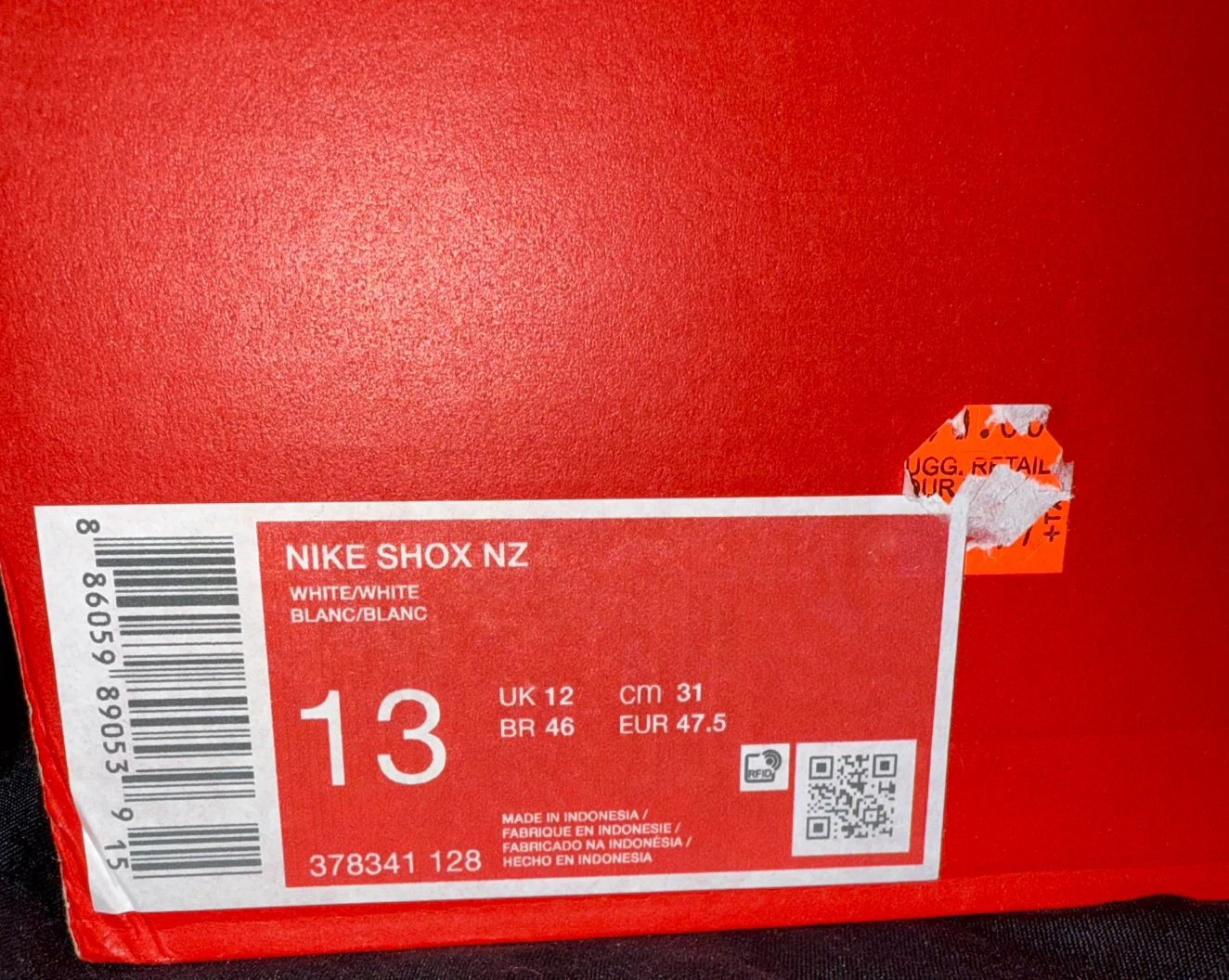Nike shox nz size 13 - photo 2