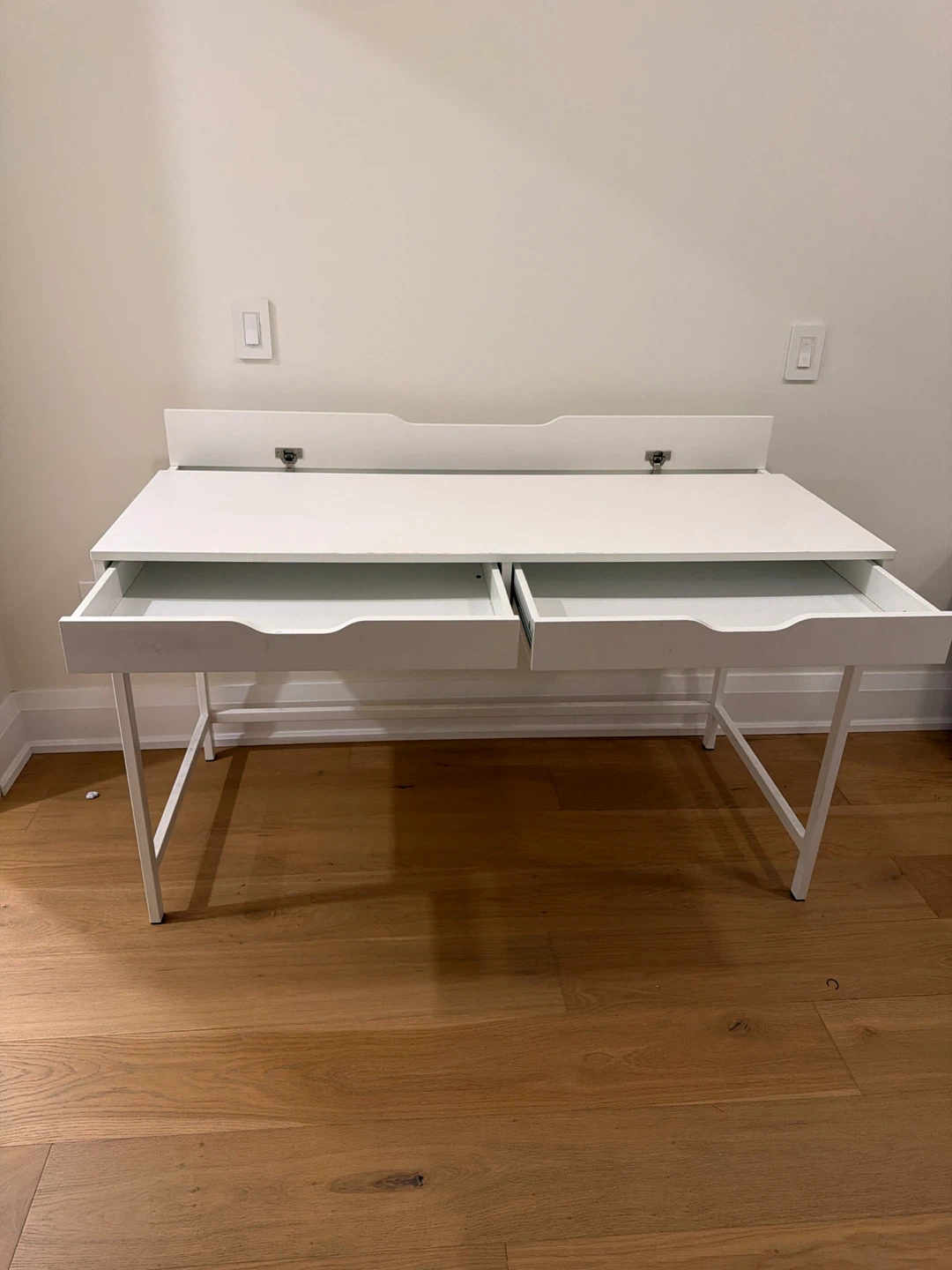 IKEA MICKE desk and office chair