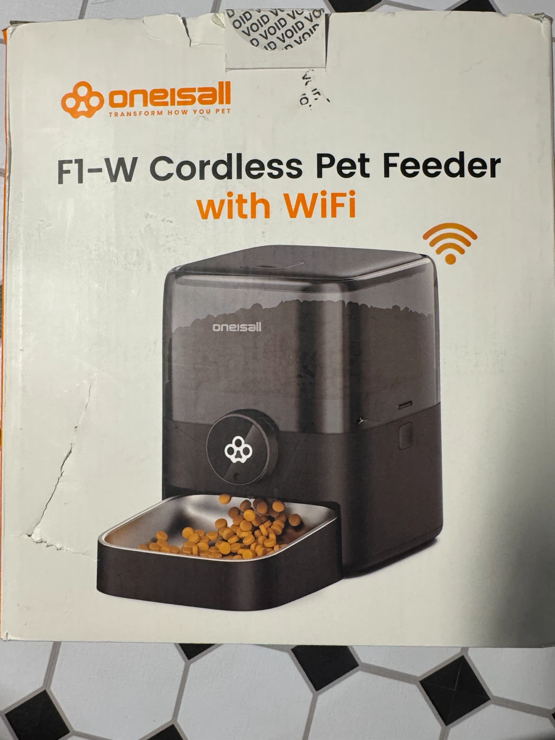 New Oneisall Cordless Cat Feeder with WiFi - photo 2