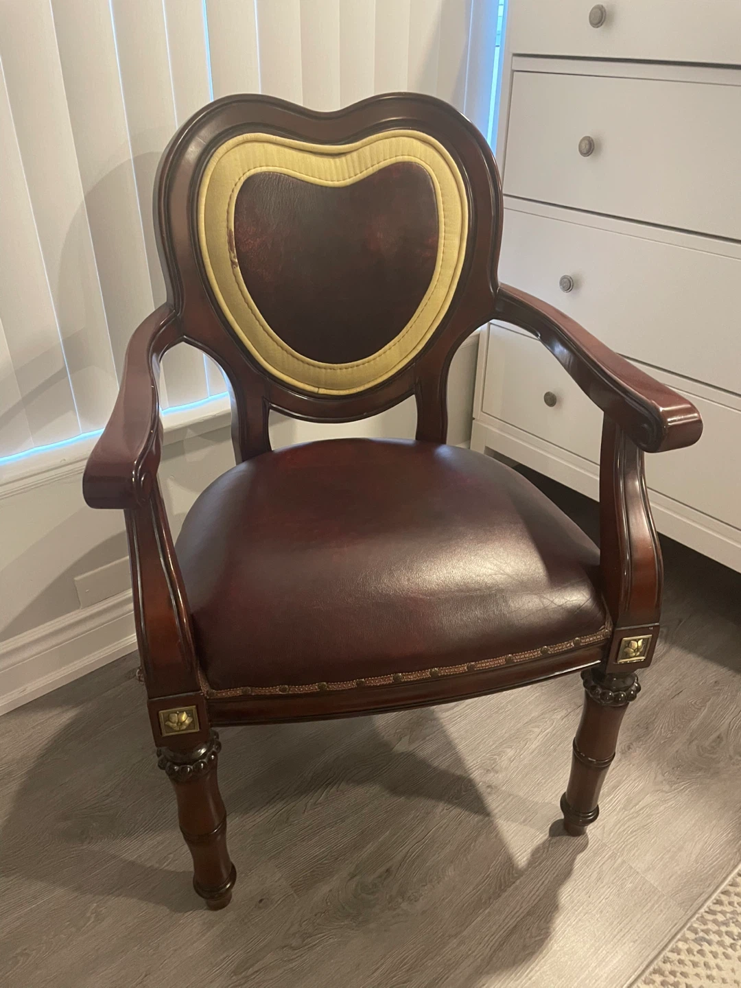 Vintage Style Wooden Armchair