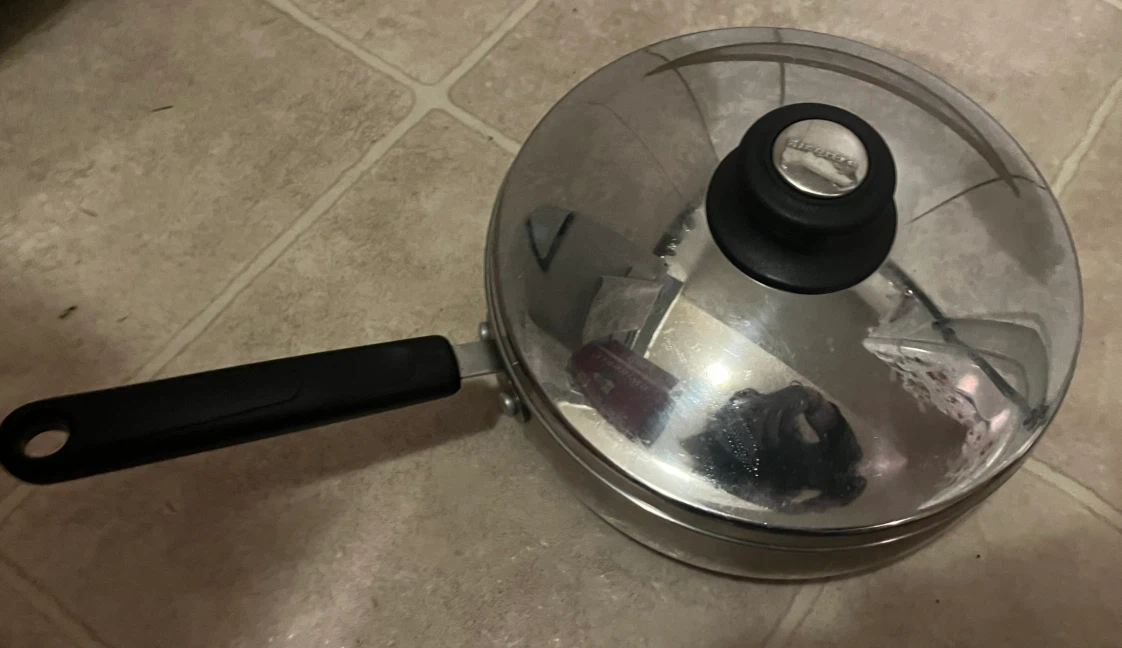 Firenze stainless pan with lid