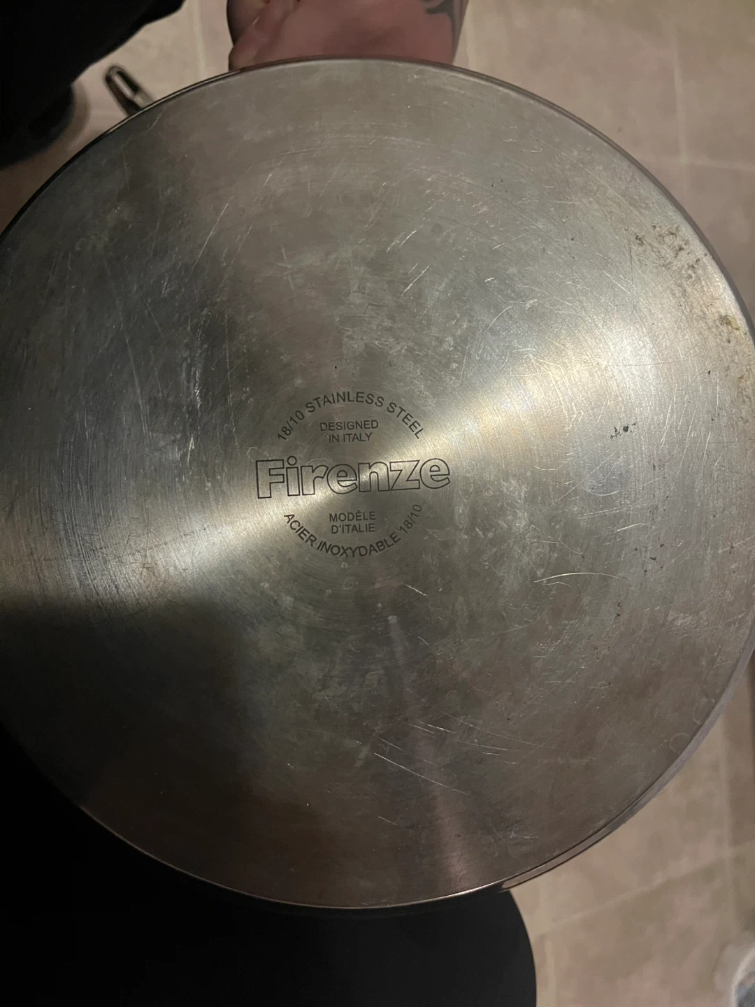 Firenze stainless pan with lid - photo 2