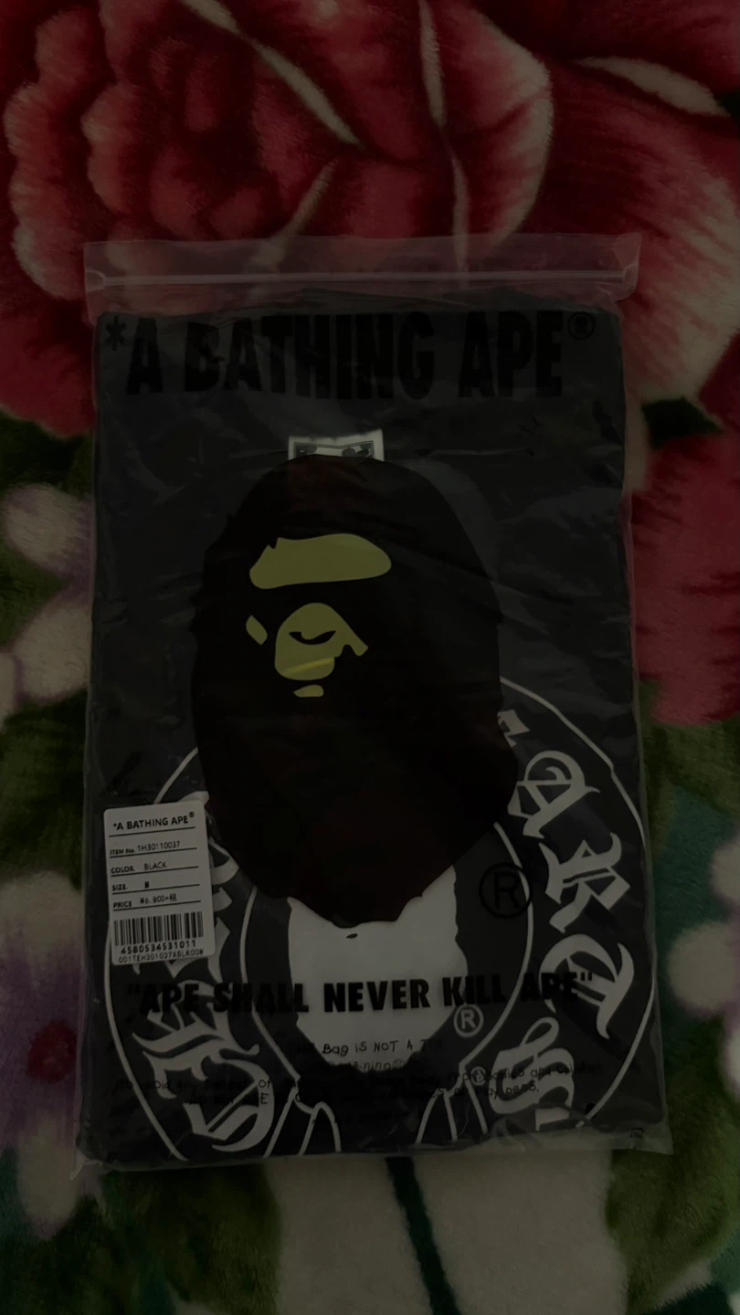 Chrome Hearts x BAPE Tee Black - Size Medium - photo 3