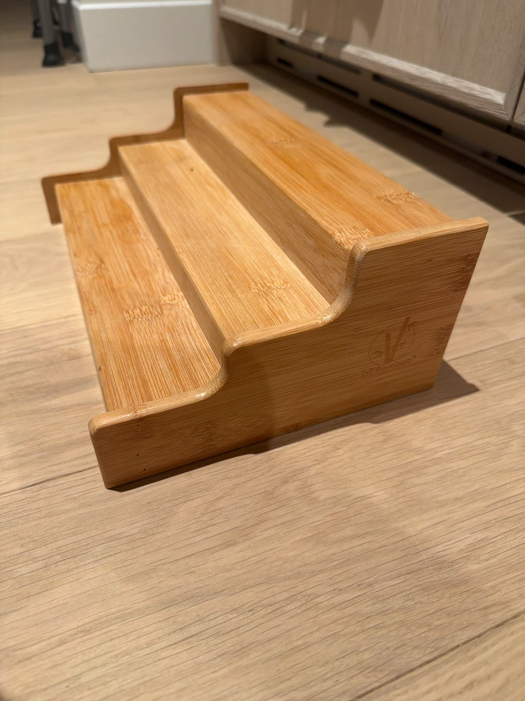 Bamboo 3-Tier Spice Rack Organizer - photo 3