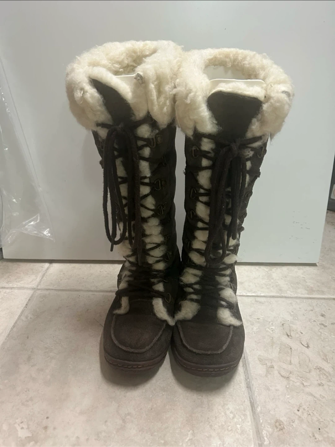 Brown Suede Boots