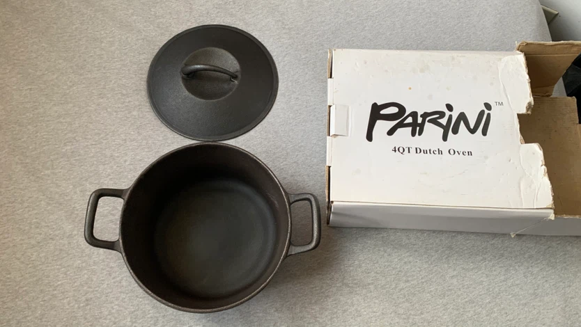 Parini 4QT Cast Iron Dutch Oven - AS IS CONDITION